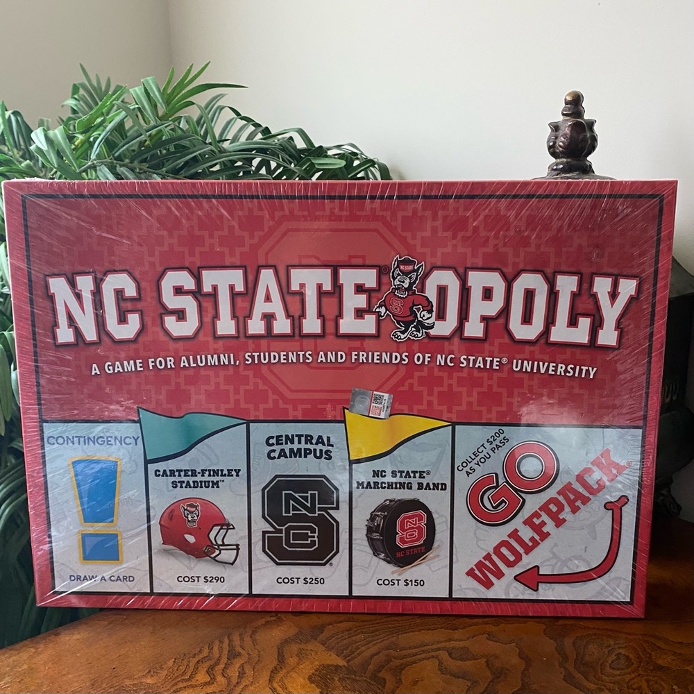NC State-opoly Board Game - Red NC State Edition